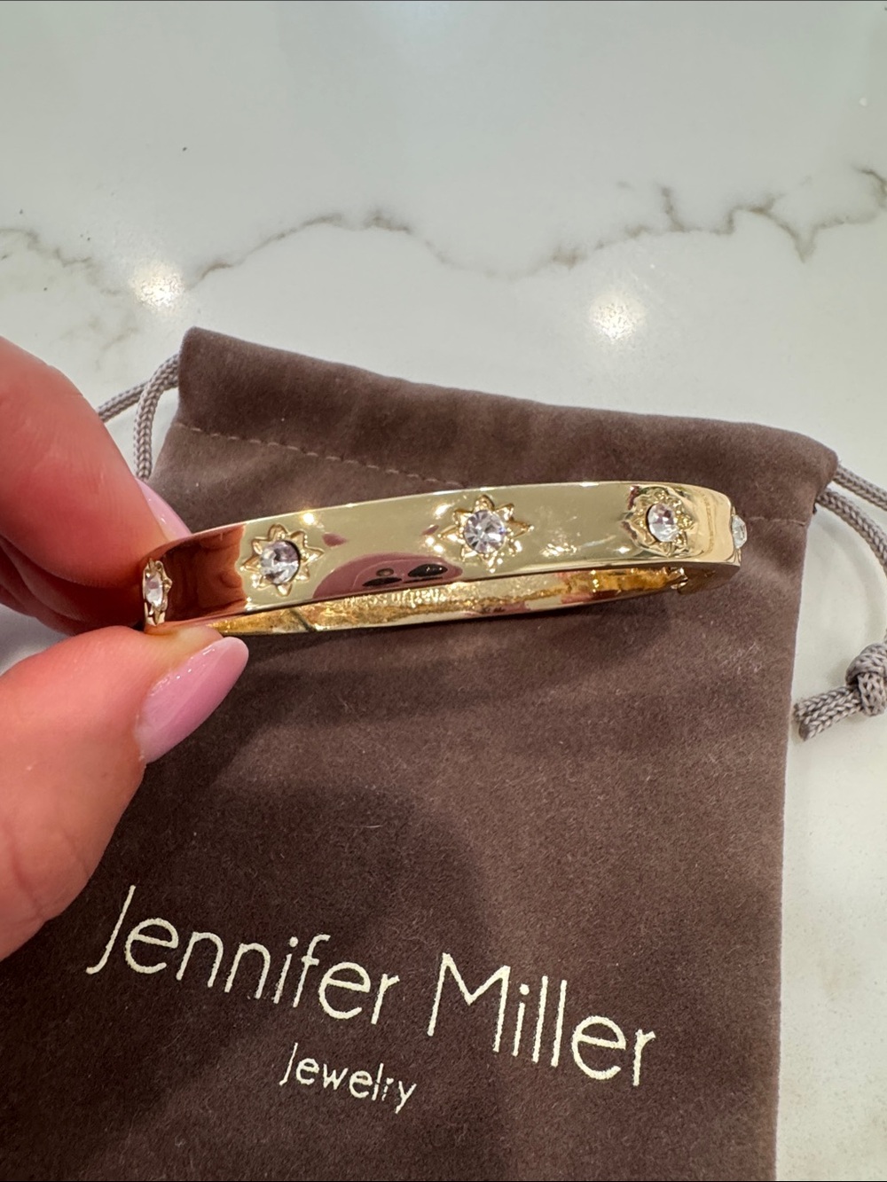 Jennifer Miller Starburst Bangle Bracelet